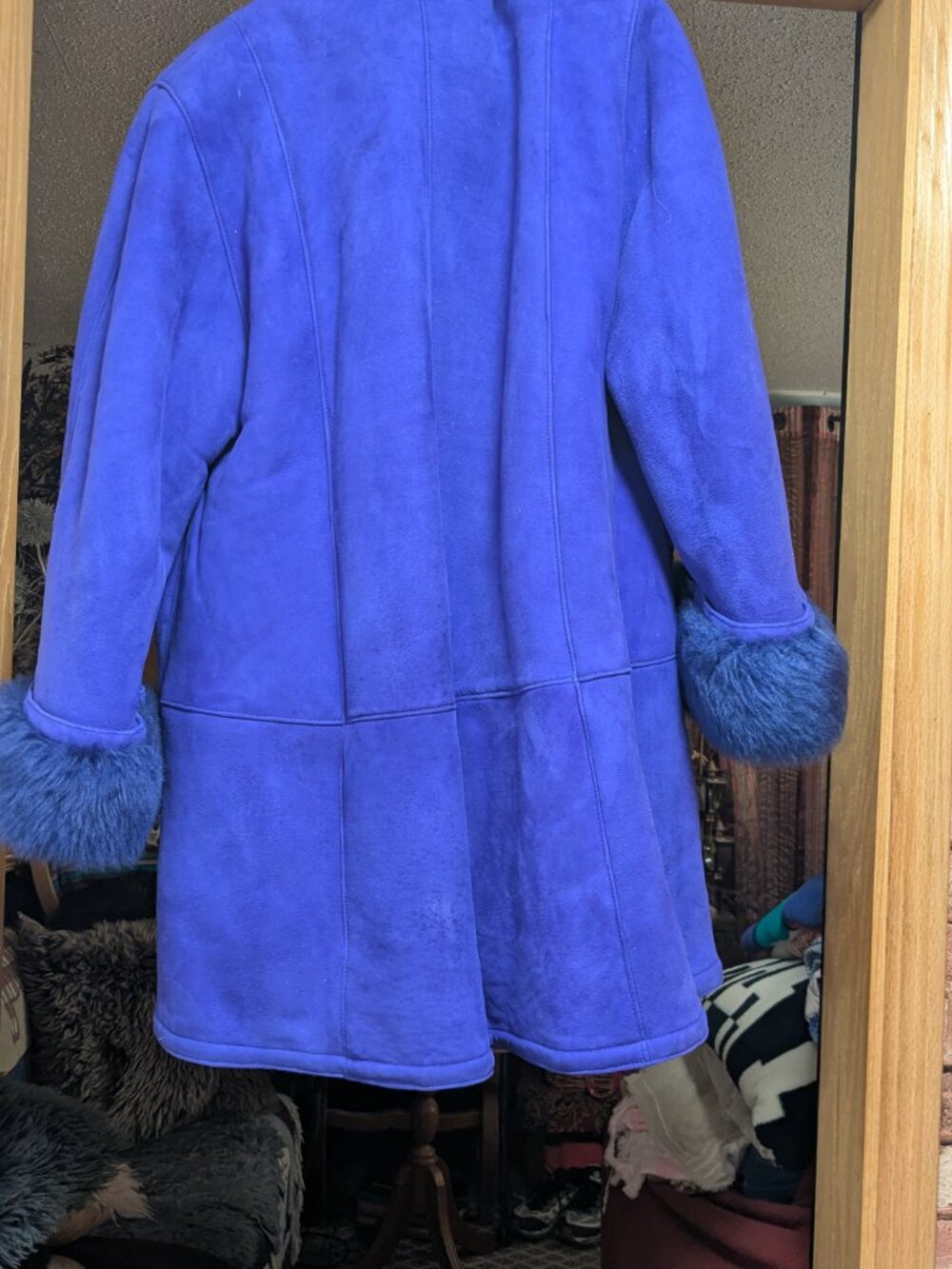 Natural shearling lamb winter jacket  S size - Picture 3 of 14